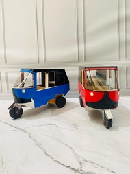 Mainan Bajaj Otok Kayu / Mainan Bajaj / Miniatur Bajaj Tradisional Kayu