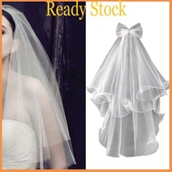 royal 2 Tier Girls First Holy Communion Veil with Comb Curly Edge Wedding Veil