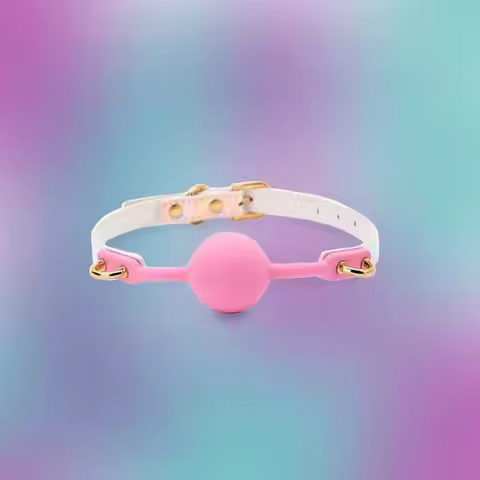 BDSM Fetish Gag, Submissive Silicone Ball Gags, Bondage Ball