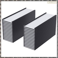 [L W H Y] 30 Pack  Holder 1 X 3 in with Magnets Magnetic Name Tags Tool Box Labels for Metal Whitebo