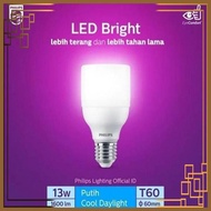 PUTIH [ANP] Philips LED BRIGHT 13W White 6500K e27 BULB 13W Watt