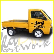 ☑ ◙ ◕ Multicab Door Decal Sticker 4X4 Design