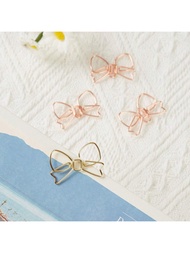 10 CÁI/24 CÁI/50 CÁI Kẹp giấy hình con bướm, Kẹp giấy cố định'sách, Thiết kế sáng tạo, Quà tặng học 