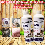 Xịt Ve Rận Bọ Chét Chó Mèo Frontline Spray 500ml Chính Hãng Loại Bỏ Bọ Chét Trứng Ấu Trùng An Toàn H