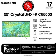 Led UHD 4K Smart TV 55 Inch Samsung Type: 55CU8000 (Khusus Medan)
