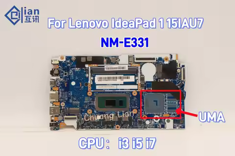 NM-E331 For Lenovo IdeaPad 1 15IAU7 Laptop Motherboard With CPU i3-1215U i5-1235U i7-1255U RAM 8G 5B
