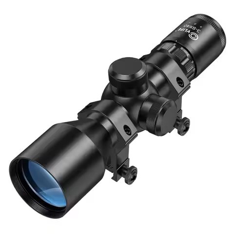 EZshoot Rifle Scope 3x-9x40 Compact Hunting Riflescope Optic Sight Crosshair Reticle Sniper Scopes C