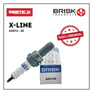 BRISK X-Line AOR12-X8 Motorcycle Spark Plug