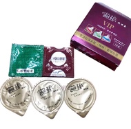 ⭐️⭐️⭐️ถุงยางอนามัย VIPผิวขรุขระ ULTRA 5D บาง 0.01 มม. 5ชิ้น / 1 กล่อง CONDOM OLO 0.01 MM SIZE 49-54 MM.⭐️⭐️⭐️