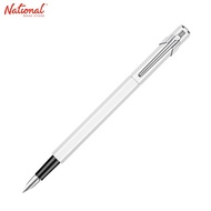 Caran D'Ache 849 Fountain Pen Medium Nib White 840.001
