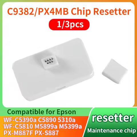 C9382 PX4MB Maintenance box Chip Resetter Compatible For Epson WorkForce WF C5890 C5390 5890 5390 53