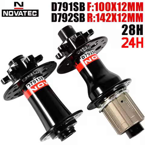 Novatec Hub d791sb d792sb MTB Road Bicycle Disc Hubs Boost 100x12 142x12MM 8 9 10 11Speed 28h 6 nail