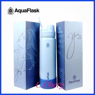 ∷ ▘ ❣ AquaFlask (22oz/40oz) (Limited Edition) Yassi Flask with Silicon Boot (ORIGINAL)