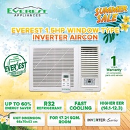 EVEREST Etiv15awd/g Inverter Window Type Aircon with Remote Control  1.5 HP