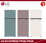 [ Delivered by Seller ] LG Gross 360L 2 Door Top Freezer Fridge / Refrigerator / Peti Sejuk GN-B332PMGB / GN-B332PPGB / GN-B332PBGB