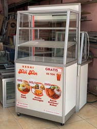 Booth / Etalase / Gerobak Makanan Nasi