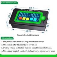 【FSFO】PZEM-009 Battery Tester DC 8-100V LCD Digital Color Display Voltmeter meter