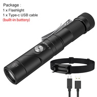 Asafee AK-T21X Tactical Flashlight 1400LM Power Headlight 7 Modes Multifunctional Adjustment Headlig