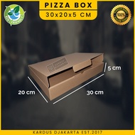 (5PCS) KARDUS / KOTAK PIZZA DIECUT Uk. 30x20x5 CM