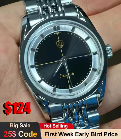 Watchdives WD1954 New Arctic Classic Quartz Watch VH31 Sweep Movement Sapphire Crystal Men Watch 100