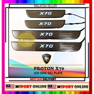 Proton X70 X-70 LED Door Side Sill Step Plates