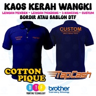 Souvenirs Yes Wangki Collar T-Shirt Wangki Work T-ShirtPOLO - BNI Tapcash Bank Country Indonesia BUM