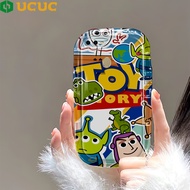 (Local Ready) UCUC Case Casing hp Untuk OPPO A12 A12S A12E A15 A15S A16 A16S A16K A16E Casing hp Kartun Toy Story Casing transparan Kesan bening Cases sabun penutup Softcase bahan TPU Protective Case Back Cover