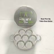 Mini Martabak Cake Mold Aluminum Mud 7 holes Heaven Apem 7 holes thick anti-rust