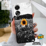 HP Oppo A78 5G Case - Oppo A78 5G casing - Flower case Motif - Cellphone protector - Oppo - Oppo A78