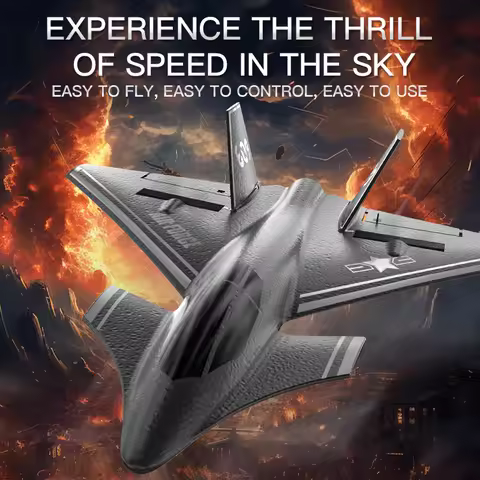 J20 RC Plane 2.4G 4CH KF609 Aircraft With Intelligent Gyroscope One Key Acrobatic EPP Foam Fighter M