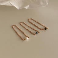 [oneur studio_Korea] 14K Gold Tiny Gemstone Ring 3 Colors, 14K Yellow Gold/14K Rose Gold