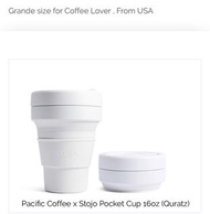 PACIFIC COFFEE X STOJO POCKET CUP 16OZ (QURATZ)