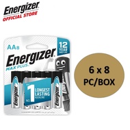 Energizer Max Plus AA 8S Batteries (6 cards x 8 pack /box)