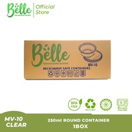 Belle RO 250 Microwavable Container 250mL (Round Container) 1Box