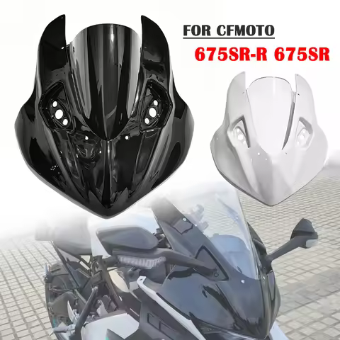 675SR Modified One-Piece Hood Competitive Windshield With Raised Front Windshield Motorcycle Accesso