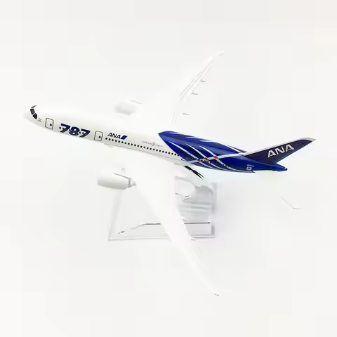 Airplane Toys Enthusiast 1/400 Scale Aircraft 787 ANA Japan All Nippon Airways 16cm Alloy Plane B787