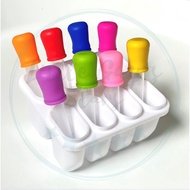 [SG Seller] Colourful Liquid Droppers for Sensory Play 8pcs per pack | Sensory Play Droppers with 8-cell Dropper Holder