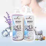 Kleenso Kirinzu Ice Extra Cooling Body Wash Shampoo 2 Litre Lavender / Goat Milk