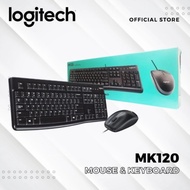 MK Logitech CLASSIC MK120/MK120 COMBO USB MOUSE+Official KEYBOARD