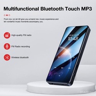 New MP3 Player with Bluetooth Speaker Portable Audio Walkman Touch Key HiFi Mic Player FM Radio Ala Clock Recording Play