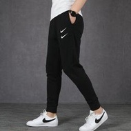 S.G Nike Swoosh 全新正品 統一發票 雙勾 針織 休閒長褲 運動長褲 男款 黑色 CU3899-010