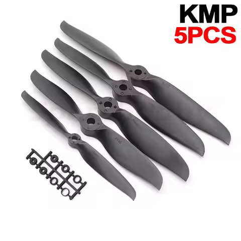 5PCS KMP 6x4E 9x6E 8x6E 12x6E 14x7E Nylon 2-blade Black Propeller Props Hub Group 8mm Aperture High-