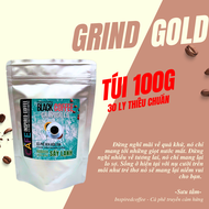 (SP mới) Cà phê đen sấy lạnh cafe đen hòa tan nguyên chất 100% Robusta đậm vị Grind không đường tiện