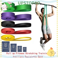 UPSTOPAO Yoga Tension Band, TPE Elastic Fitness Elastic Band,  5-85 lbs Resistance Bands Comprehensi