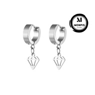 Men's earrings Korean earrings Stud earrings titanium earrings Diamond earrings