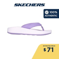 Skechers Women On-The-GO Hyper Slide Favored Sandals - 172021-PUR Goodyear Rubber, Hanger Optional, Hyper Burst
