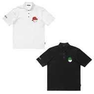 【 Readystock 】 GOLF printed breathable cotton golf polo shirt men's short sleeved golf shirt T-shirt