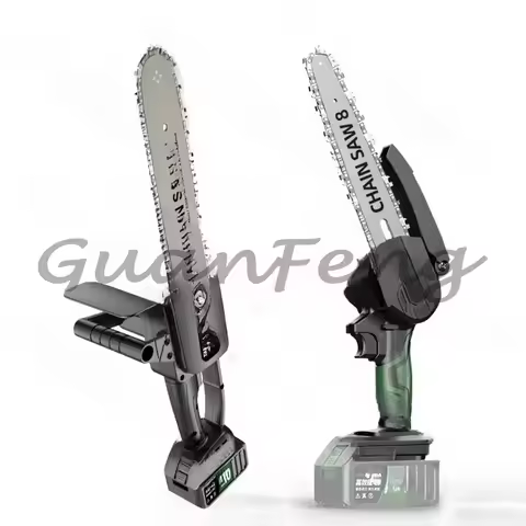6 8 12 16 Inch 21V Brushless Electric Chain Saw Handheld Pruning Woodworking Cutting Tool Garden Bra