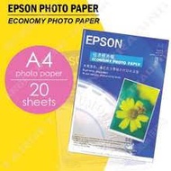 EPSON Bright white , Glossy Photo Paper 230gsm-20 sheets/pack A4 resin coated