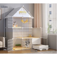 Cheap and beautiful 2-storey, 3-storey, 4-storey cat cage with simple multi-purpose assembly with po